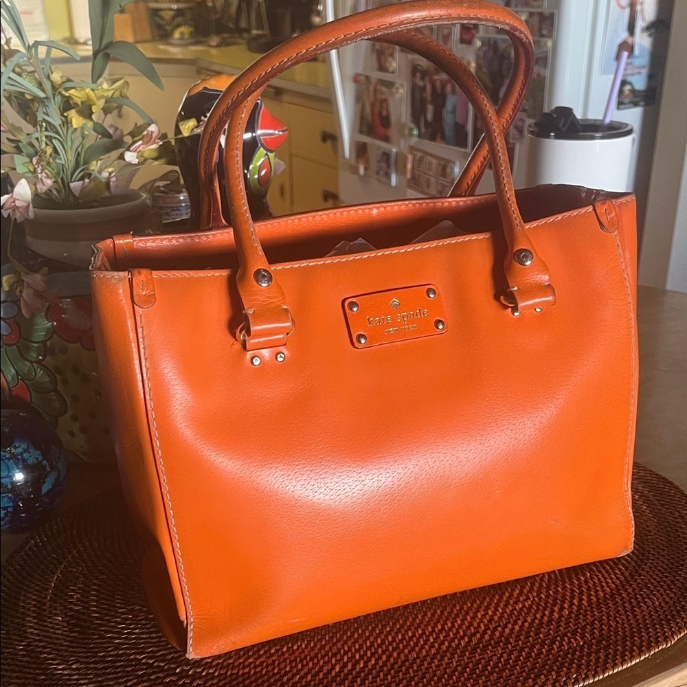Kate Spade Vibrant Orange Satchel